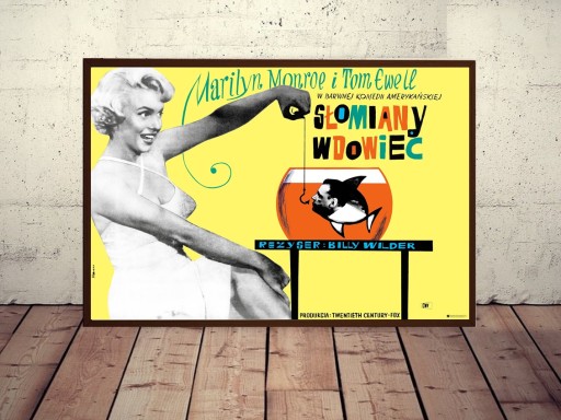 SŁOMIANY WDOWIEC Marilyn Monroe Plakat 1961/2021