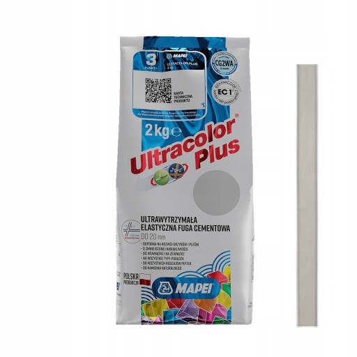 MAPEI FUGA CEMENTOWA ULTRACOLOR PLUS 111 SREBRNY 2 KG