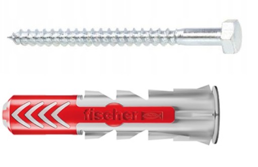FISCHER kołki kołek duopower 10x50 25sztuk +WKRĘTY
