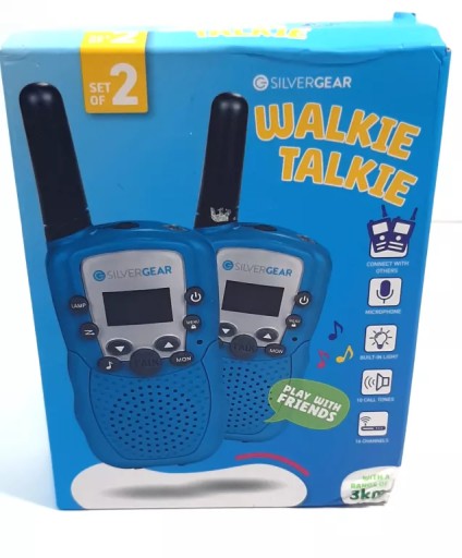 WALKIE TALKIE SILVERGEAR NIEBIESKIE