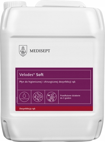 VELODES SOFT 5L PŁYN DO DEZYNFEKCJI RĄK