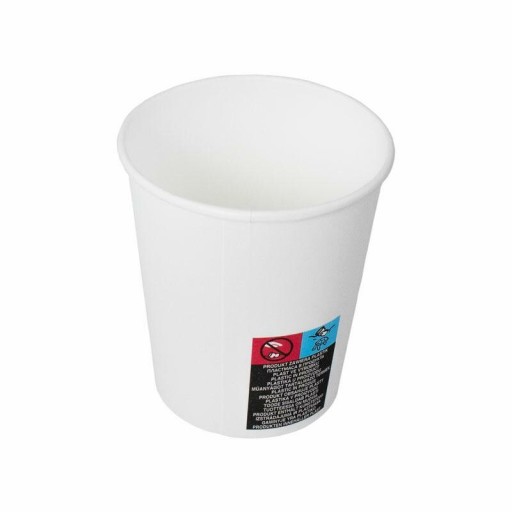 Kubek PAP/PE 250ml biały 50szt SUPERCUP
