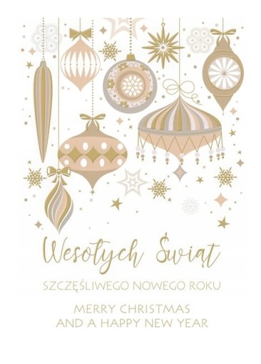 KARTKA ŚWIĄTECZNA FIRMOWA 47550 BOŻE NARODZENIE