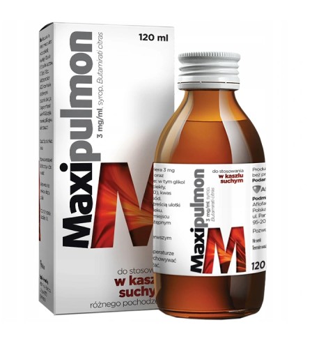 Maxipulmon Syrop 120 ml Kaszel suchy
