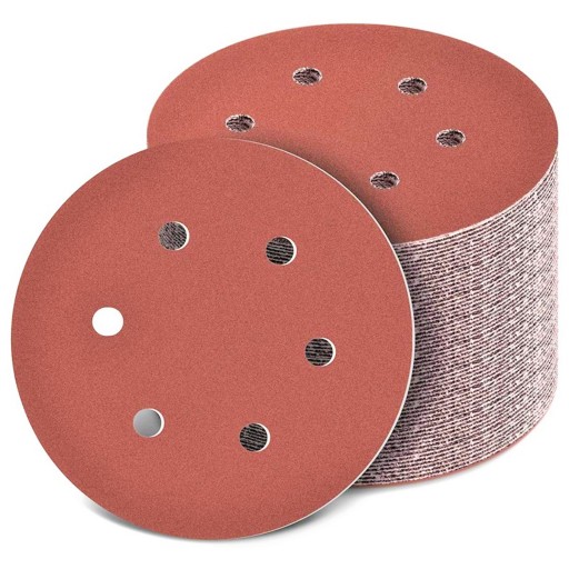 100szt PAPIER ŚCIERNY RZEP KRĄŻEK DYSK 150mm P40