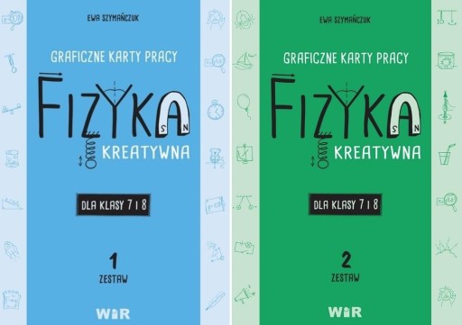 FIZYKA ZESTAW 1-2 GRAFICZNE KARTY PRACY KLASA 7-..