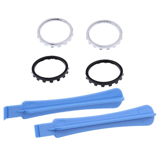 Chrome Rings With Teardown Rod Tool for Controller