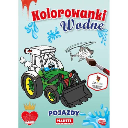 330726 MARTEL KOLOROWANKA WODNA POJAZDY