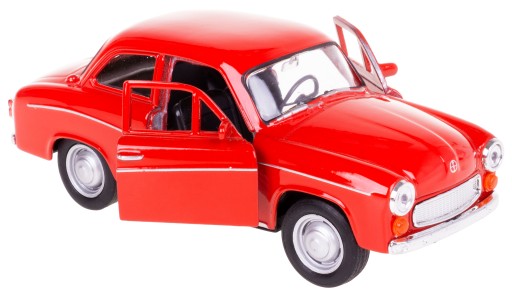 SYRENA 105 MODEL METALOWY WELLY 1:34 SYRENKA CZERW