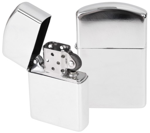 ZAPALNICZKA BENZYNOWA typ ZIPPO STALOWA CHROM MFH