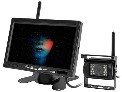 MONITOR DO SAMOCHODU LCD 7 CALI ORAZ KAMERA 12/24V