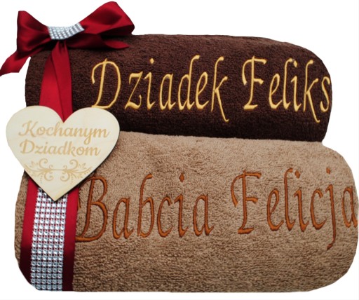 Super zestaw ręczników Dzień Babci i Dziadka