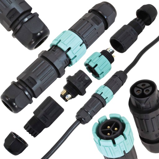 SZYBKOZŁĄCZKA HERMETYCZNA 0.5-2.5MM2 3 PIN IP68