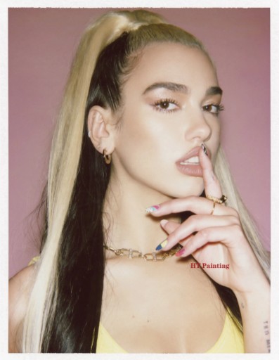Plakat na płótnie Piosenkarka Pop Dua_Lipa plakat