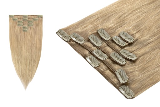 CLIP IN Włosy Doczepiane NATURALNE Dopinki 50cm 6 taśm 70g BestHair