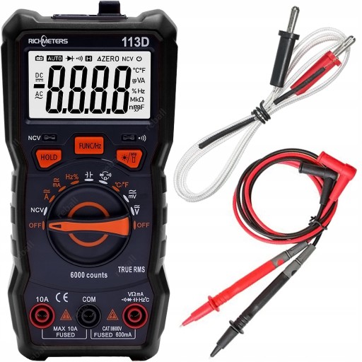 UNIWERSALNY MIERNIK MULTIMETR RICHMETERS RM113D