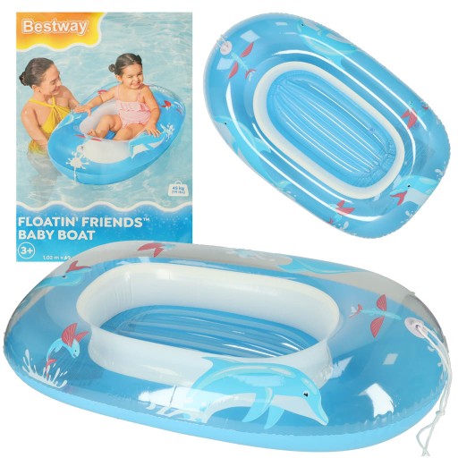 BESTWAY 34037 Kółko do pływania dla niemowląt koło pontonik dla dzieci dmuc