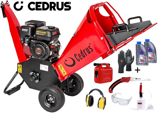 ROZDRABNIACZ CEDRUS RB02 DO GAŁĘZI RĘBAK SPALINOWY LONCIN G200F 10CM 6,5KM