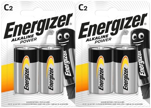 4x BATERIA ALKALICZNA ENERGIZER R14 LR14 C 1,5V