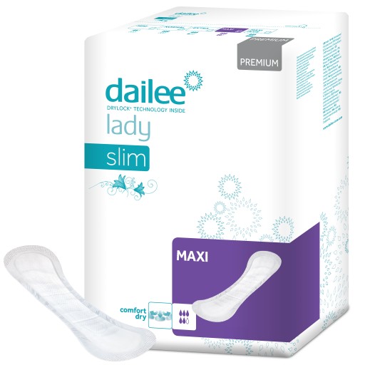 Wkładki urologiczne dla kobiet chłonne na mocz Dailee Lady Slim Maxi 30 szt