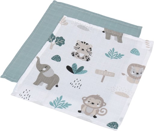 BABYMAM PIELUSZKI MUŚLINOWE PIELUSZKA MUŚLINOWA 30x30 BAWEŁNA 2szt.