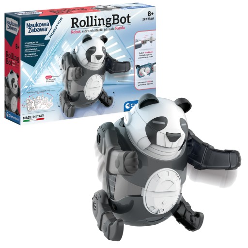 Clementoni Robot interaktywny Rolling Bot 50684
