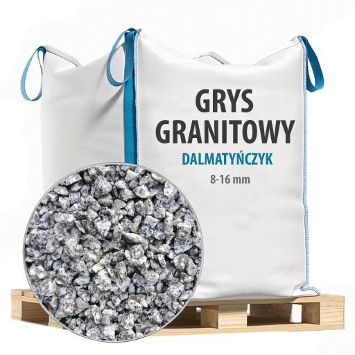 Grys Kamień Dalmatyńczyk Granitowy 500kg BIG BAG