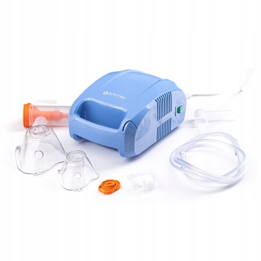 INHALATOR NEBULIZATOR DLA DZIECI I DOROSŁYCH 2 MASKI PNEUMATYCZNO TŁOKOWY