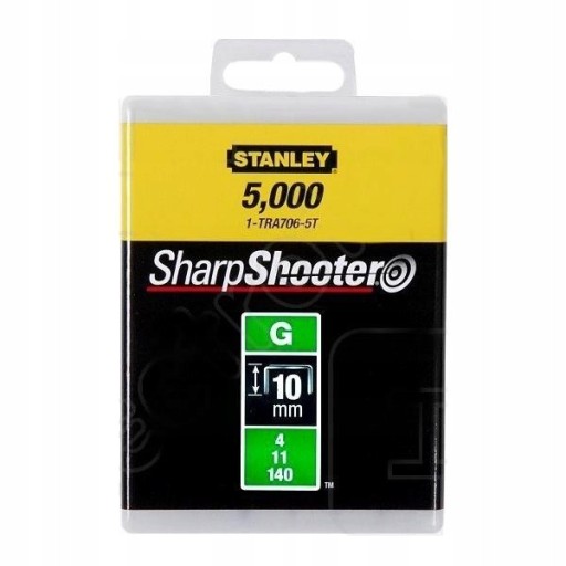 STANLEY ZSZYWKI typ G - 10 mm - 5000 szt