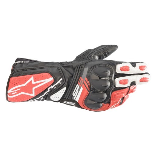 RĘKAWICE ALPINESTARS SP-8 V3 BLACK/WHITE/RED M