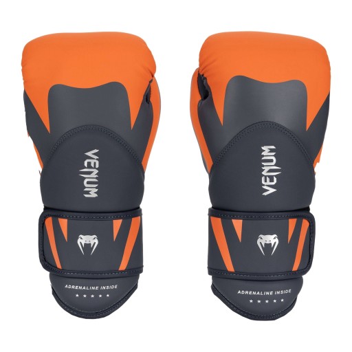 Rękawice bokserskie męskie Venum Challenger 4.0 navy blue/orange 12 oz