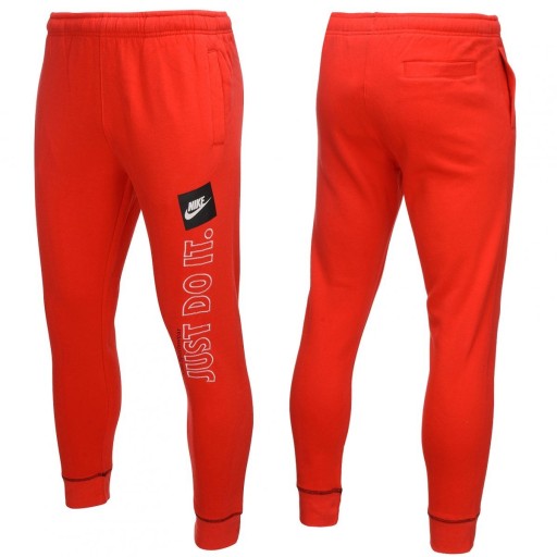 Nike Sportswear spodnie męskie dresowe czerwone DD6210-657 L