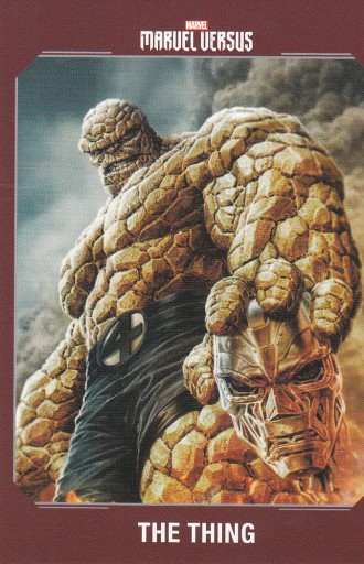 MARVEL VERSUS Character Card THE THING 72