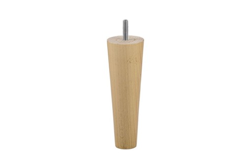 NÓŻKI MEBLOWE DREWNIANE TOCZONE ŚRUBA 150MM LAKIER