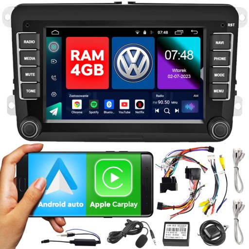RADIO NAWIGACJA 7'' DO GOLF VI VW PASSAT B6 B7 GPS