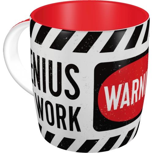 Genius at Work Kubek Retro Ceramiczny Geniusz w Pr