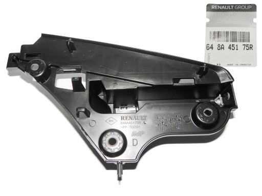 Renault OE 648A45175R uchwyt ślizg mocowanie maski