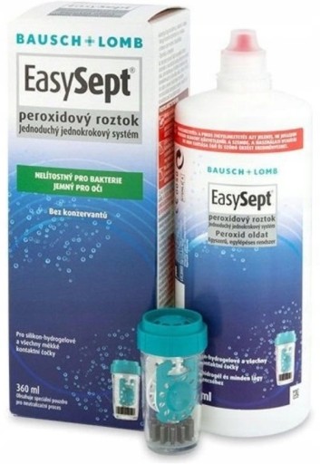 PŁYN DO SOCZEWEK BAUSCH+LOMB EASYSEPT 360ml +pojem