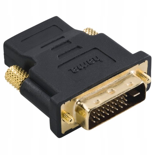 Adapter HDMI gn. - DVI-D wt. Dual Link Gold HAMA