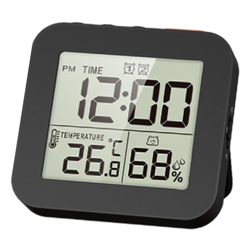 Cyfrowy zegar łazienkowy Prysznic Timer Termometr Higrometr Zegar ścienny