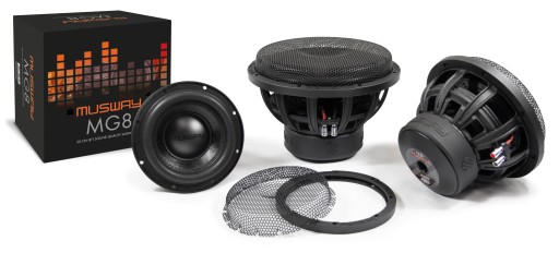 Musway MG8 SUBWOOFER SAMOCHODOWY 20cm 200mm 2x2 OHM 300W RMS!
