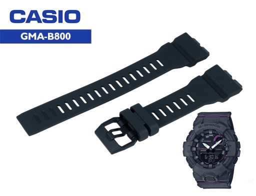 Oryginalny pasek CASIO GMA-B800 czarny G-SHOCK