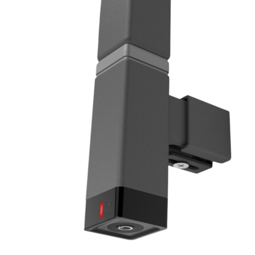 czarna matowa grzałka ONE 30x30 200W maskownica