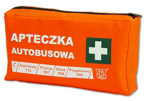 POMOCY AUTOBUSOWA APTECZKA SAMOCHODOWA PIERWSZEJ