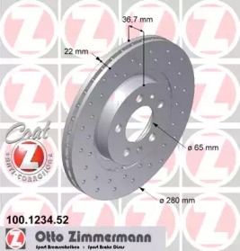 TARCZA HAMULCOWA SKODA OCTAVIA 96-