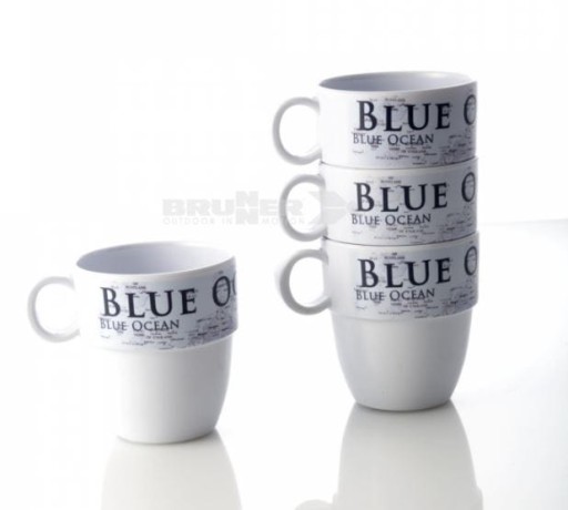 Kubki z melaminy Brunner Blue Ocean