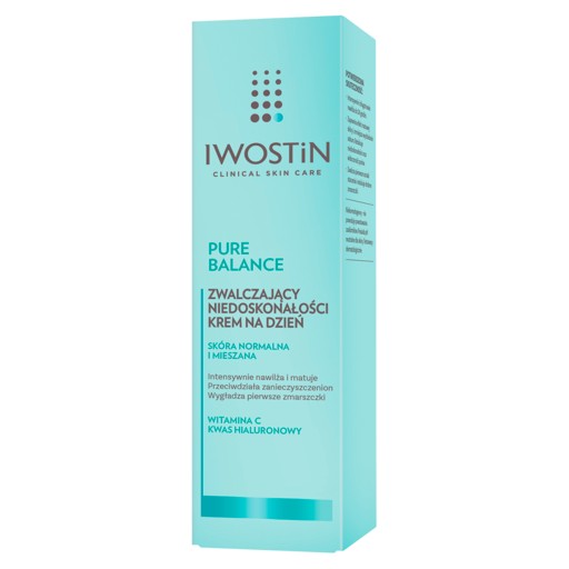 IWOSTIN PURE BALANCE KREM NA NIEDOSKONAŁOŚCI SKÓRY