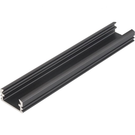 Profil aluminiowy ALU-LED P2 anodowany CZARNY 2m