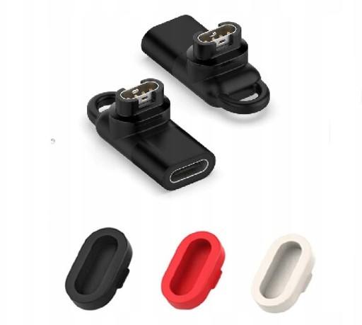 Adapter Ładowania +3x Zaślepka Gniazda Ładowania do Garmin Vivoactive 5