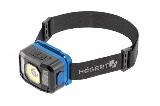 HOGERT LATARKA CZOŁOWA LED USB 7 FUNKCJI